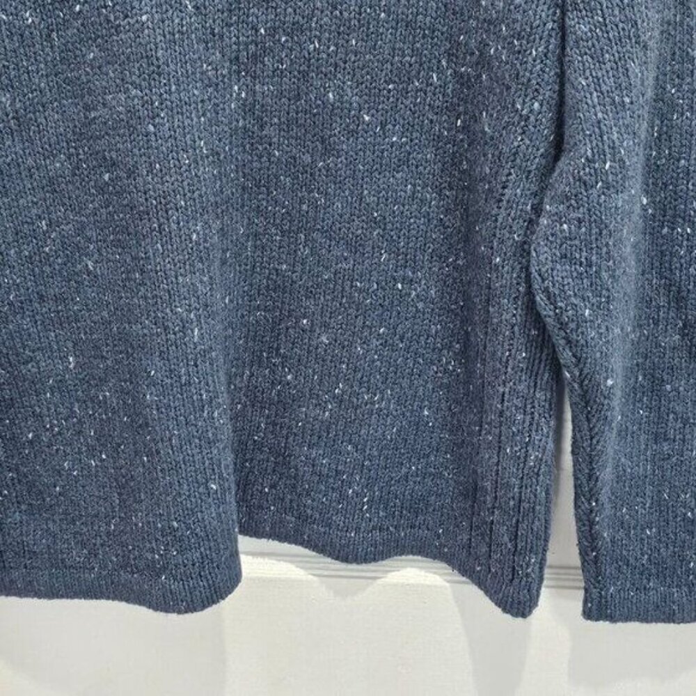 NG Men's XL Blue Knit Sweater - Vintage Style Made In Hong Kong - Picture 11 of 15